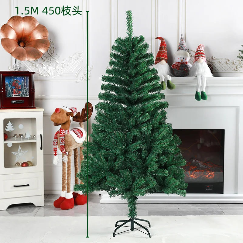 New Year Noel Navidad Gift 180cm Artificial Christmas Tree Cedar Tree Fir Pine PVC Christmas Trees Home Christmas Decorations