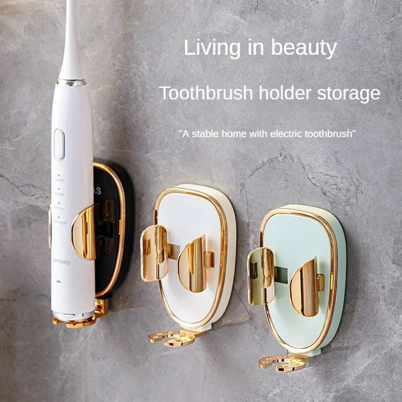 Traceless Toothbrush Holder Bath Wall-Mounted Electric Adults Toothbrush Stand Rack Organizer Hanger Bathroom Accessories