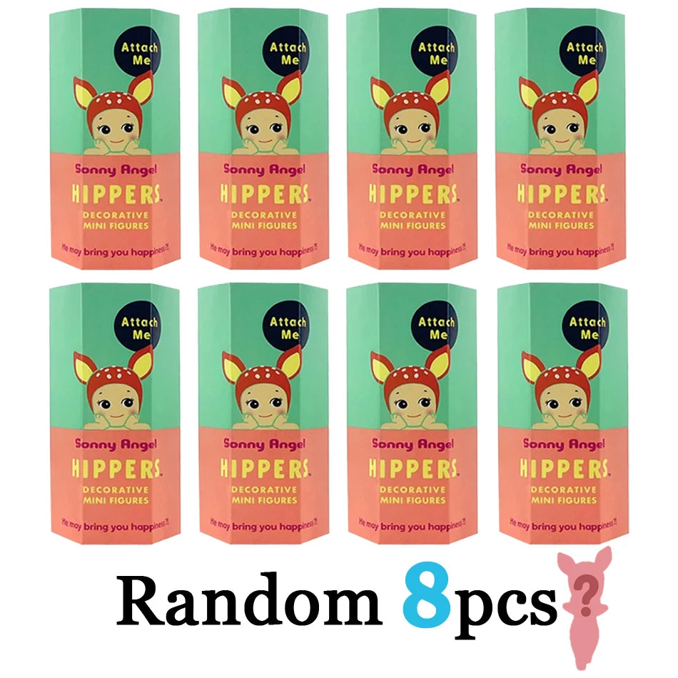 En Stock Sunny Angel Blind Box Hippers Anime Series figuras modo muñeca llavero decoración del teléfono móvil estatuilla regalo
