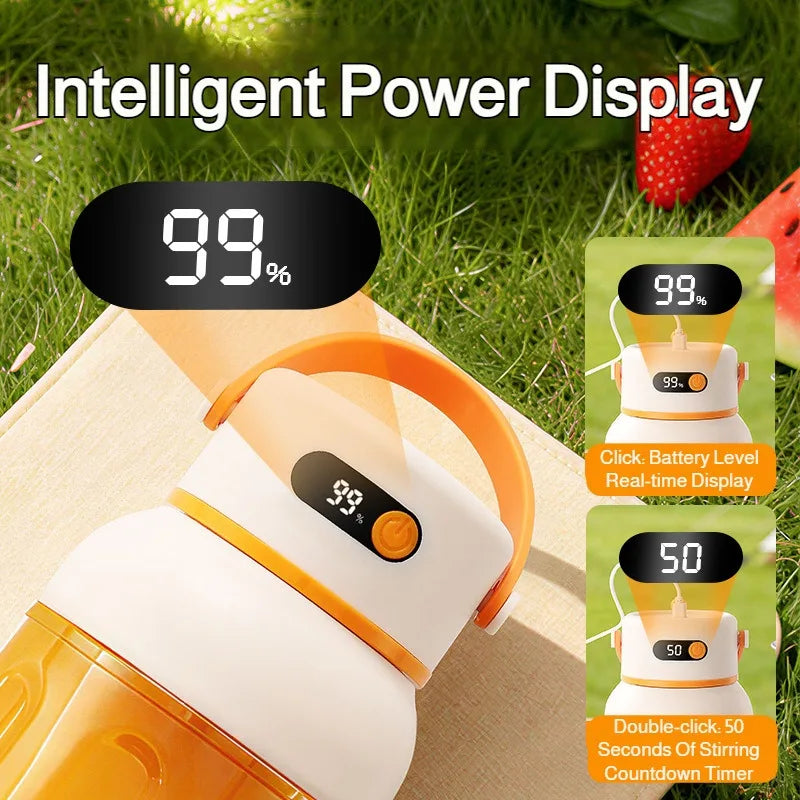 Portable Mini Blender – USB Rechargeable Juicer Cup with Ice Crushing for Home, Travel & Personal Use