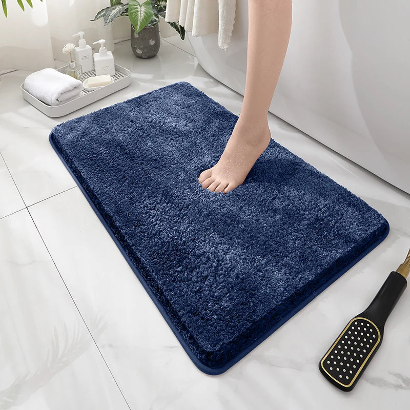 Soft and Comfortable Thick Plush Floor Mat,bathroom Floor Mat,bedroom Carpet,living Room Mat,absorbent and Non Slip Bath Mat,hom