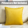 1 Piece Super Soft Velvet Solid Color Living Room Sofa Decorative Cushion Cover Pillow Cover (excluding Filler)