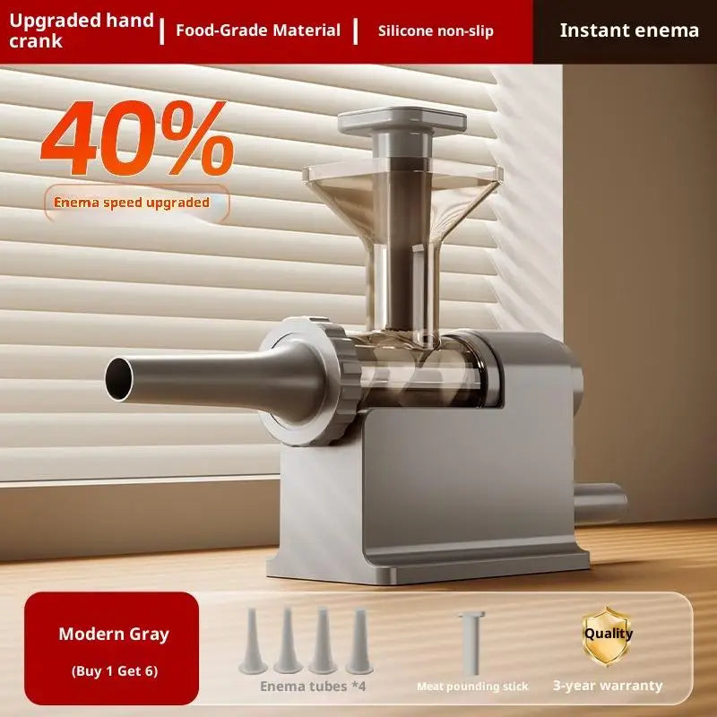 1PCS Manual Sausage Stuffer Machine Stuffer Machine Meat Grinder Filling Maker With Tubing Units For Homemade Production