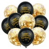 10Pcs/set Happy Birthday Latex Balloons 12inch Helium Confetti Air Globos Kids Adult Birthday Party Decoration Supplies