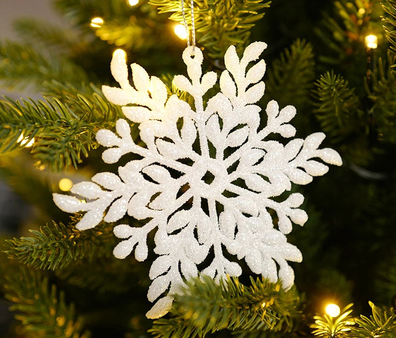 Xmas Tree Pendants Snowflake Angel Deer Hanging Ornaments Christmas Decorations For Home Xmas 2024 Navidad New Year Party