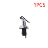 1-10PCS Kitchen Oiler Olive Oil Dispenser Pourer Whisky Liquor Oil Wine Bottle Pourer Cap Spout Stopper Mouth Dispenser