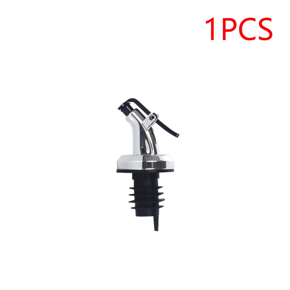 1-10PCS Kitchen Oiler Olive Oil Dispenser Pourer Whisky Liquor Oil Wine Bottle Pourer Cap Spout Stopper Mouth Dispenser