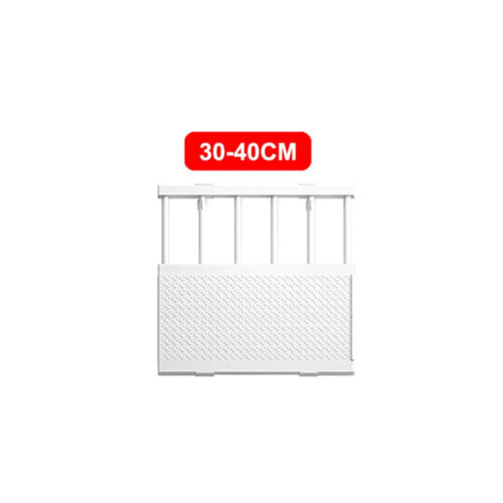 Adjustable Closet Cupboard Storage Organizer Shelf – Extendable No-Punch Wardrobe Partition Divider Rack