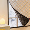 Winter windproof warm curtains, bedroom cold-proof thermal insulation film, sealed windows,Blackout and soundproof