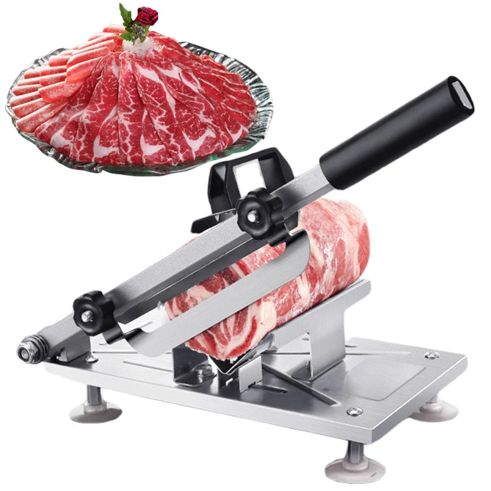 Beef  Mutton Rolls Cutter Stainless Steel Meat Fruit Vegetable Slicer Household Kitchen Cutting Machine Kitchen Accessories