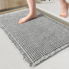 Woven Microfiber Bathroom Floor Mat – Absorbent Anti-Slip Entrance Carpet & Toilet Foot Mat for Bathroom & Home
