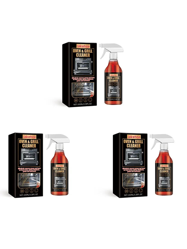 Oven & Grill Cleaning Foam Spray – Strong Kitchen Degreaser for Stove, Oil Stains & Kitchen Appliances (100ml)