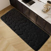 1 alfombrilla de cocina con diseño elegante de adoquines, suave, lavable, antideslizante, absorbente, para decoración del hogar.