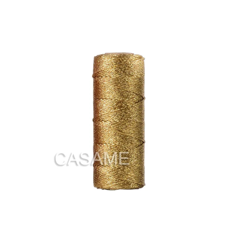 1.5mm 100m Rope Gold Silver Cord Gift Packaging String For Jewelry Making Lanyard Thread Cord DIY Bracelet Christmas Home Decor