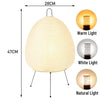 Japanese Noguchi Akari Rice Paper Floor Lamp Wabi Sabi Vintage Standing Light for Living Room Bedroom Home Decor Bedside E27