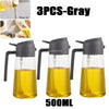 2 in 1 Kitchen Oils Spray Bottle Olive Sprayer Oil Spray Oil Sprayer Plastic for Cooking BBQ Baking Oils Dispenser Accessories