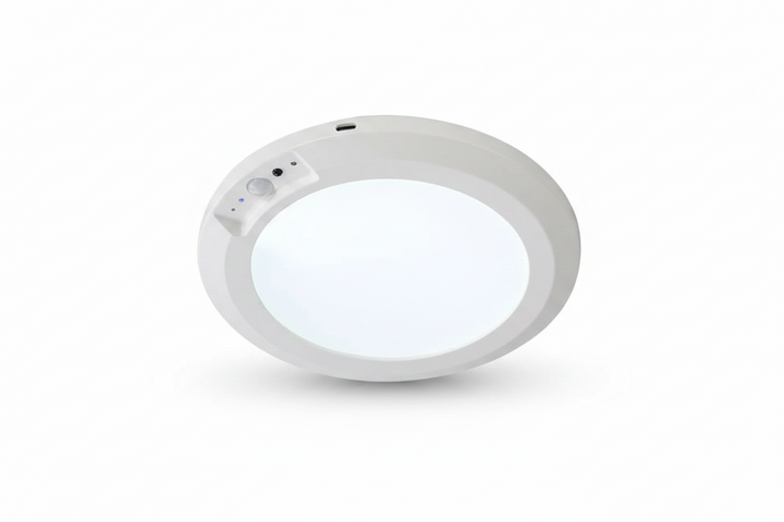 Rechargeable Motion Sensor LED Ceiling Light – Dimmable Wireless Magnetic Night Light for Bedroom, Hallway & Stairs