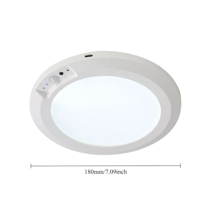 Rechargeable Motion Sensor LED Ceiling Light – Dimmable Wireless Magnetic Night Light for Bedroom, Hallway & Stairs