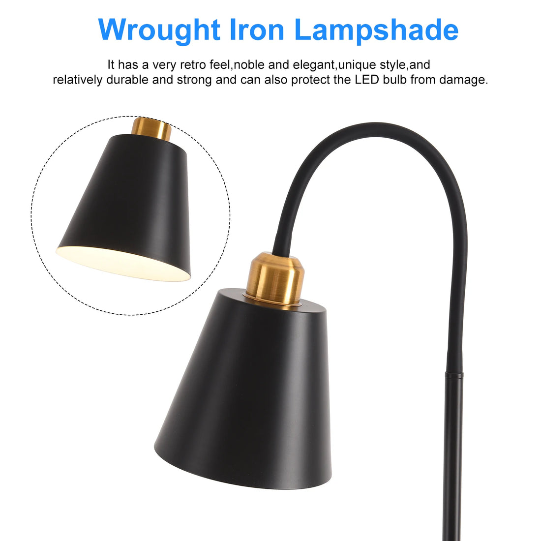 Modern Simple floor lamp Iron LED Standing Lamp Adjustable Lamp For Living Room Office Reading Bedroom Study Decor Lighting