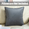1 Piece Super Soft Velvet Solid Color Living Room Sofa Decorative Cushion Cover Pillow Cover (excluding Filler)