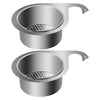 1/2 PCS Multi-functional Swan Drain Basket Kitchen Sink Strainer Stainless Steel Sink Drain FilterHanging Filter Basket for Sink