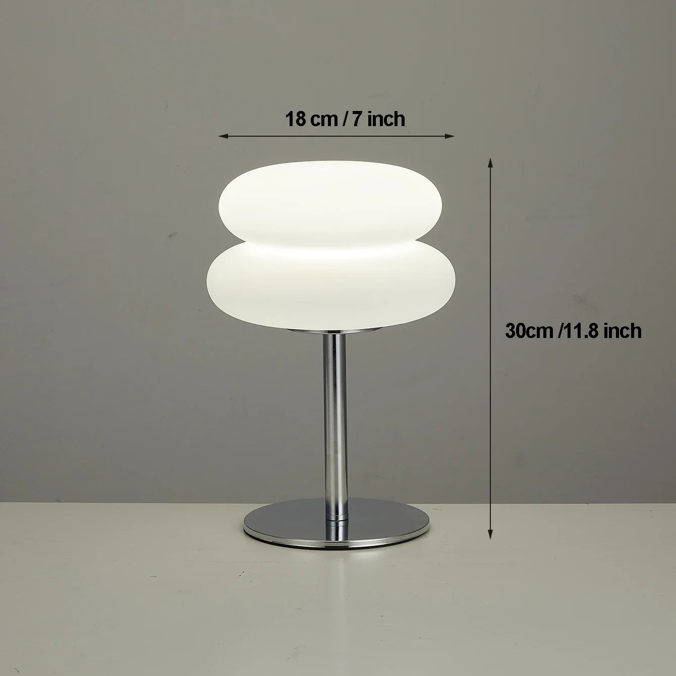 Lamp bedside table plastic lampshade LED lamps mushroom table lamp USB Plug 9-level brightness dimming ambient light
