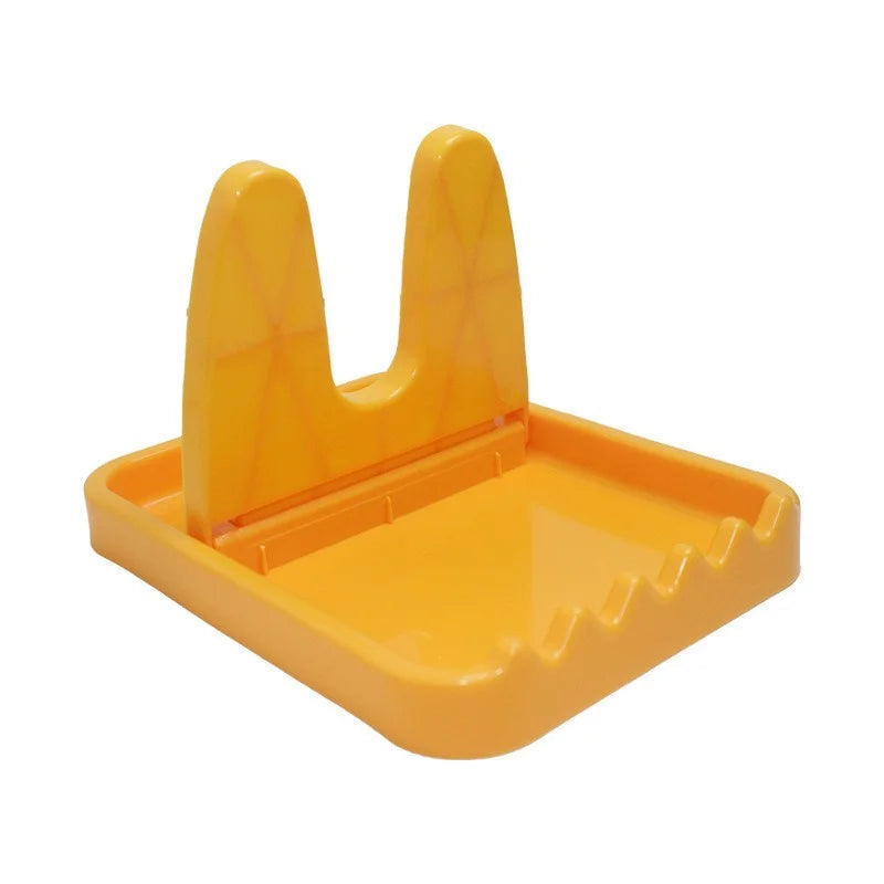 Foldable Pot Lid Rack Plastic Spoon Holder Stand Kitchen Organizer for Fork Spatula Rack Pan Cover Shelf Tableware Storage Rack