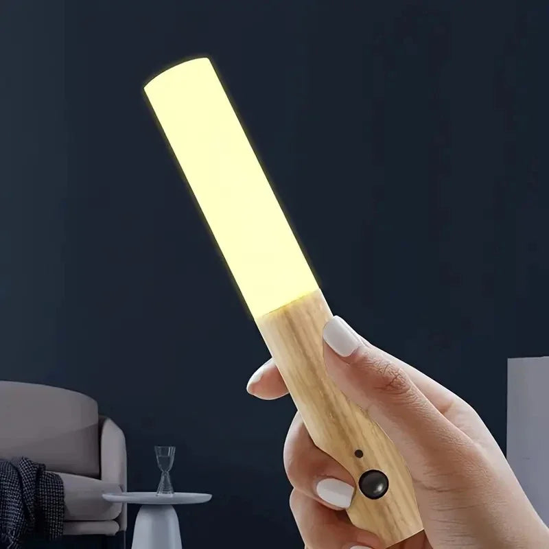 1 veilleuse intelligente à induction pour le corps humain, applique murale LED rechargeable pour couloir, armoire, toilettes, maison