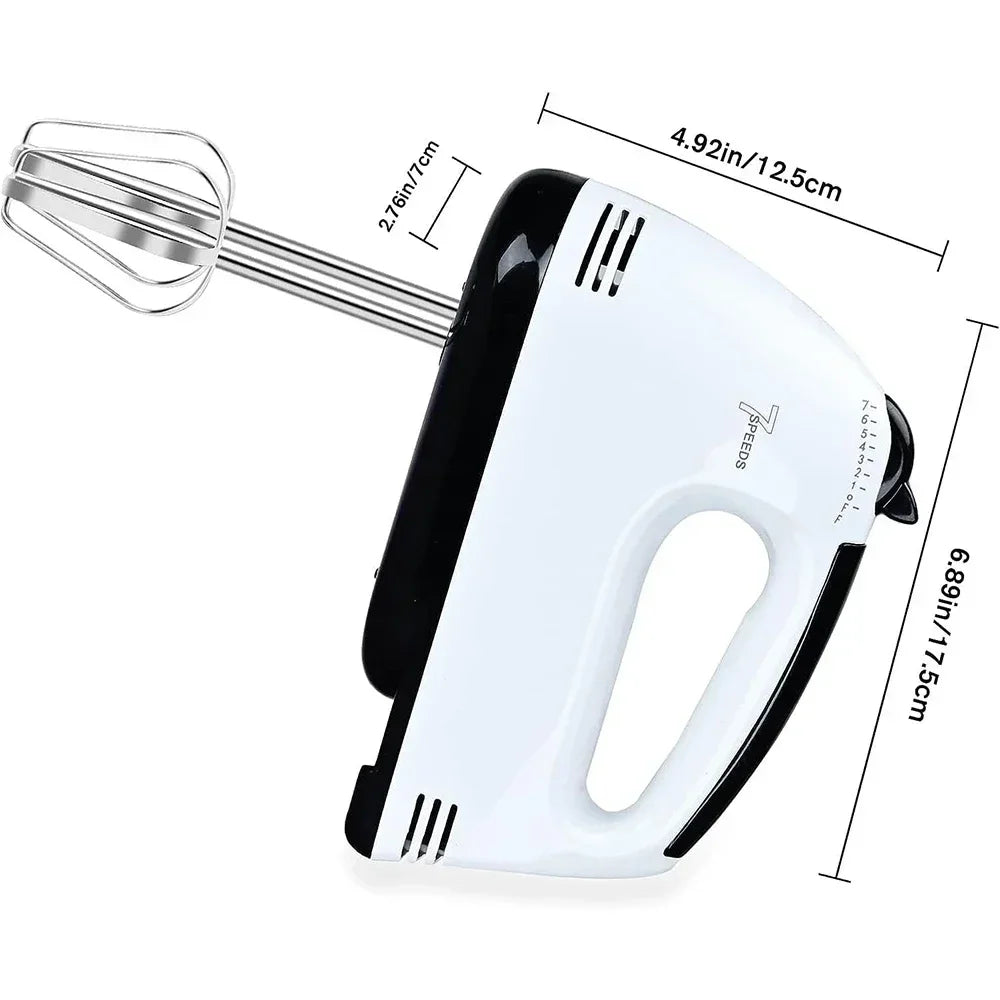 Electric Professional Handheld Blender Mixer, Egg Beater, Automatic Cream Blender for Dough Cake Baking Pastry Food Processor