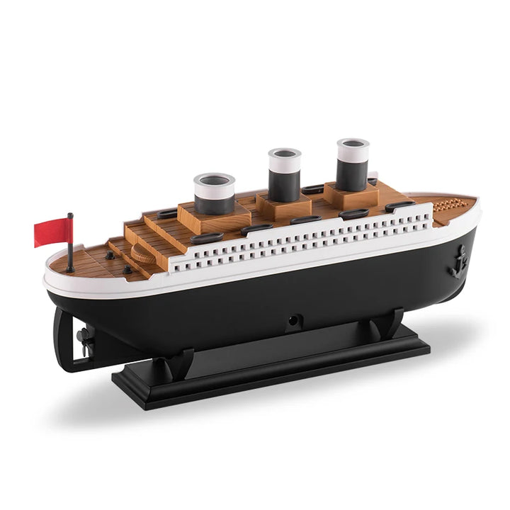 Retro Ship Ultrasonic Aromatherapy Humidifier Essential Oil Diffuser with Remote