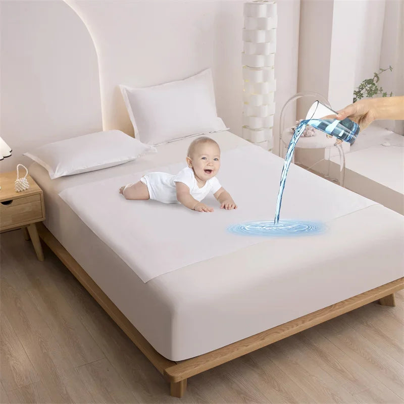 Bed Flat Sheet TPU Waterproof SPA Couple Mattress Cover Adult Urine Pad Baby/Elderly/Pregnant Women Bed Pad Massage Mat Cussion
