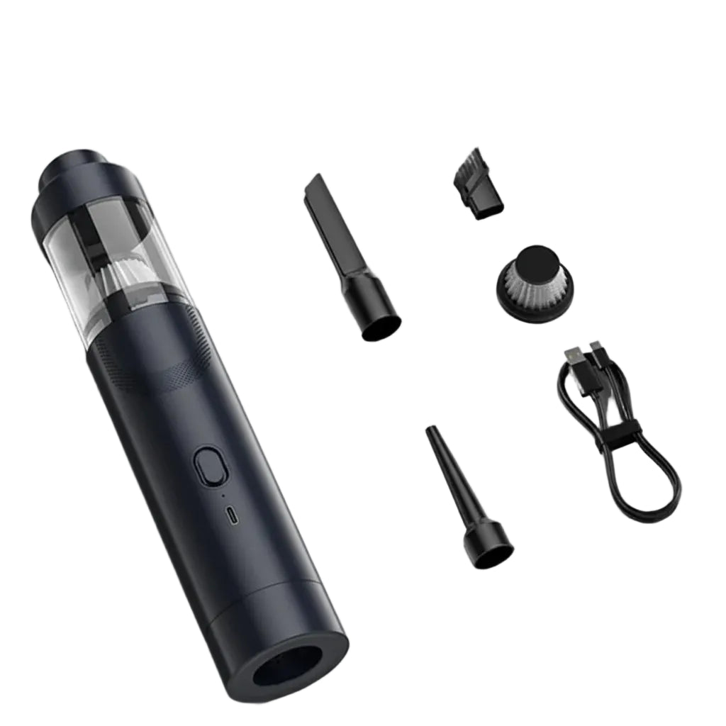 Fanttik Slim V8 Mate / V8 Apex Portable Cordless Car Vacuum – 12000Pa / 30AW Brushless Mini Vacuum with Flexible Hose & Pet Brush