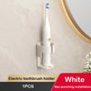 BGRORIO Electric Toothbrush Holder Space Saving Traceless Bathroom Self-adhesive Wall-mounted Toothbrush Storage Base
