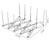 Retractable Stainless Steel Pot Lid & Dish Storage Rack