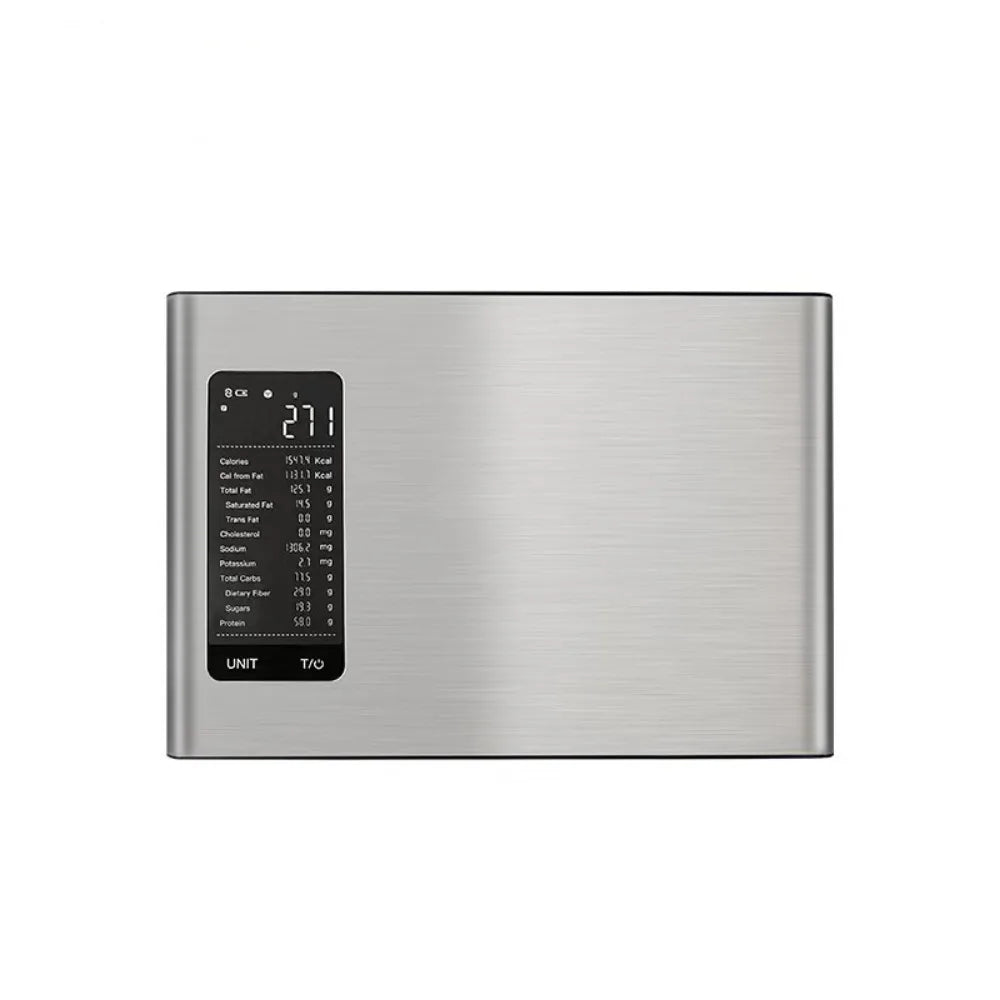 Smart Nutrition Food Scale – Stainless Steel Digital Kitchen Scale with 19-Nutrient App Tracking