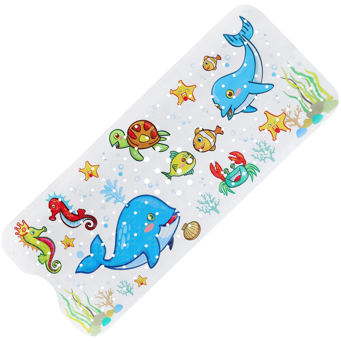40x100cm Cute Cartoon Sea World Anti-Skid Shower Bathtub Mats with Sucker Non-Slip Bath Mat Soft Pad Kid's Elder Carpet Rug