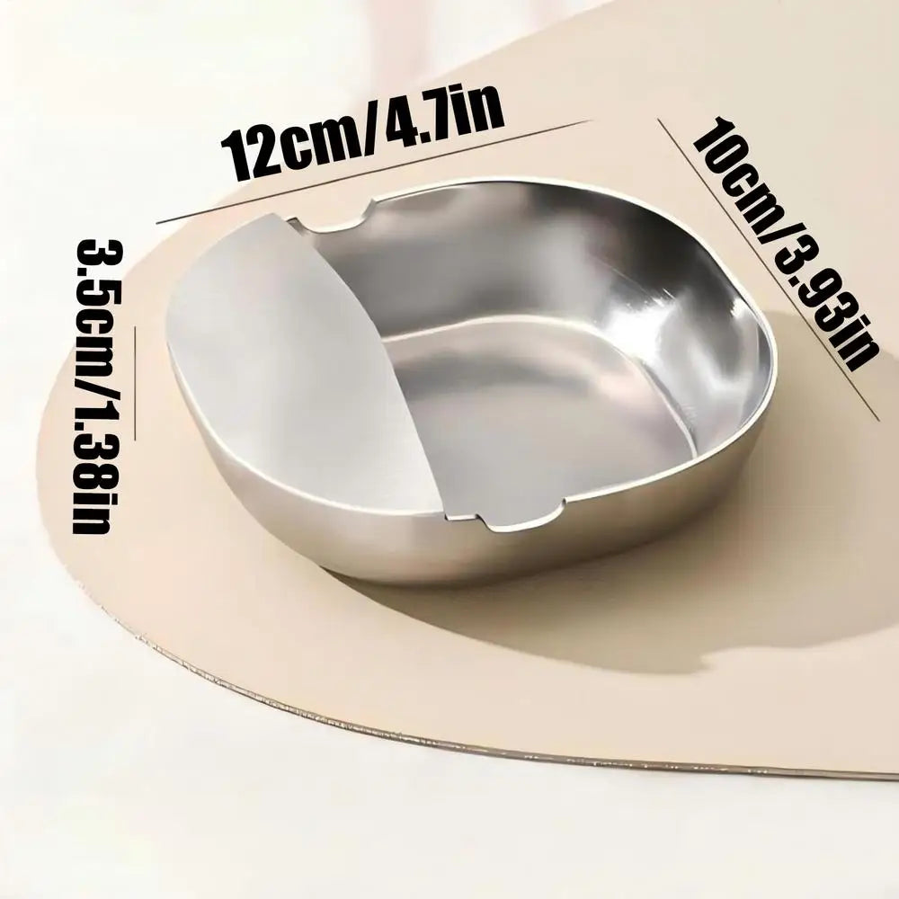 Stainless Steel Stove Spoon Holder – Self-Standing Utensil & Spatula Rest for Kitchen Counter