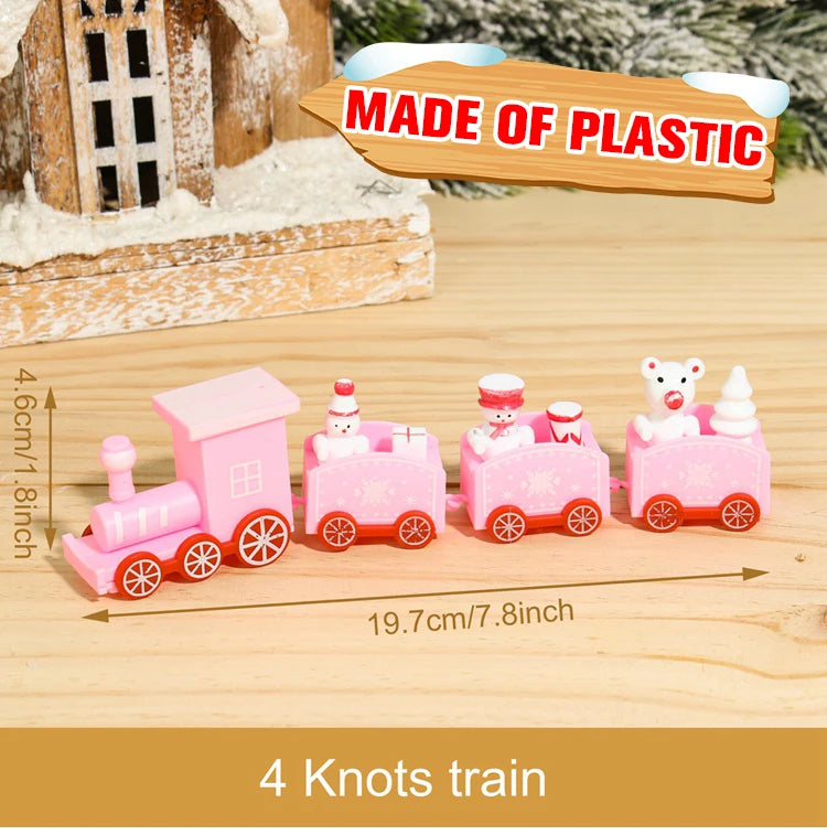 Christmas Train Merry Christmas Decorations For Home 2025 Cristmas Ornament Xmas Navidad Noel Gifts Happy New Year 2026 Gifts