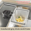 Suction Cup Kitchen Sink Drain Net Rack – Leftover Filter Basket & Waste Strainer for Dishwashing Pool