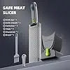 Manual Stainless Steel Meat Cutter & Chopper – Miniature Slicer for Strips, Dices & Slices at Home