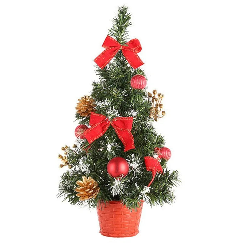 20/30/40cm Christmas Tree Home Bedroom Party Decorations Artificial Christmas Tree Children DIY Handicraft 2025 New Year Gift