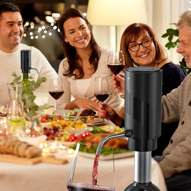 Rechargeable Electric Wine Aerator Dispenser Automatic Wine Decanter Intelligent Electric Wine Dispenser Party Kitchen Tool Gift