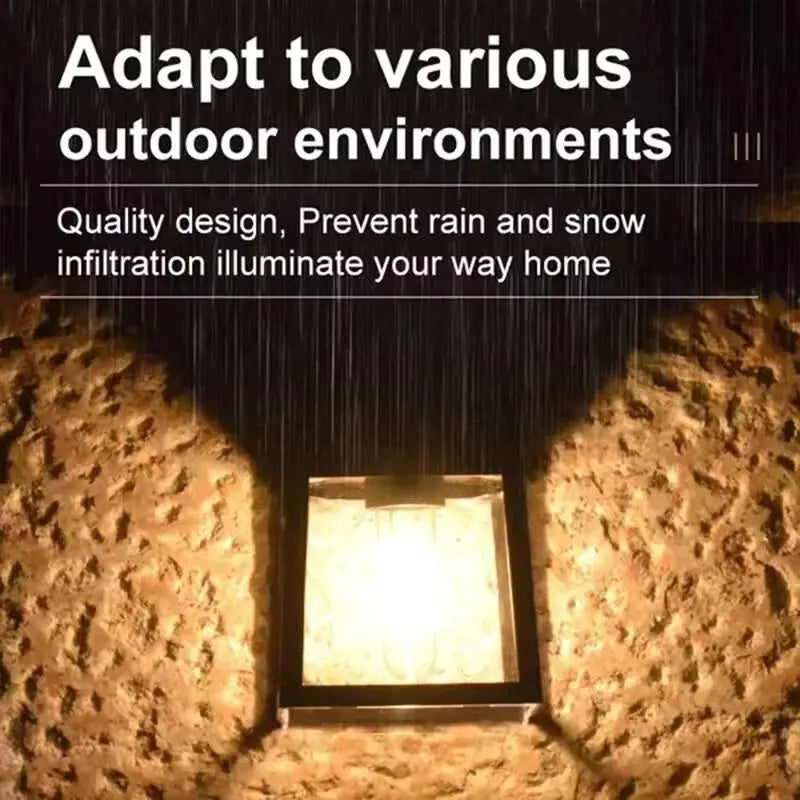 Powerful Solar Wall Light Outdoor – IP65 Waterproof LED Lamp with Motion Sensor for Garden, Fence & House