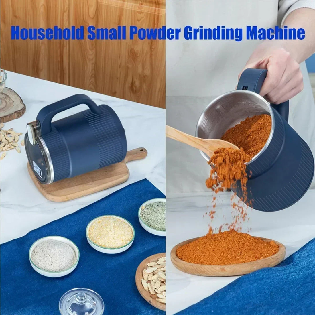 TINSOL Electric Coffee Bean Grinder – 500ml Stainless Steel Blade Grinder for Home Kitchen