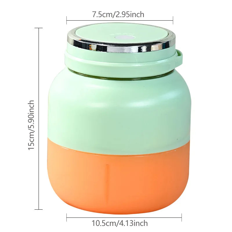 Portable Rechargeable Electric Juicer Cup – 800ml Smart Fruit Blender with Auto Pulp Ejection