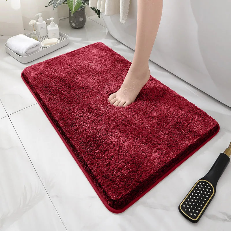 Soft and Comfortable Thick Plush Floor Mat,bathroom Floor Mat,bedroom Carpet,living Room Mat,absorbent and Non Slip Bath Mat,hom