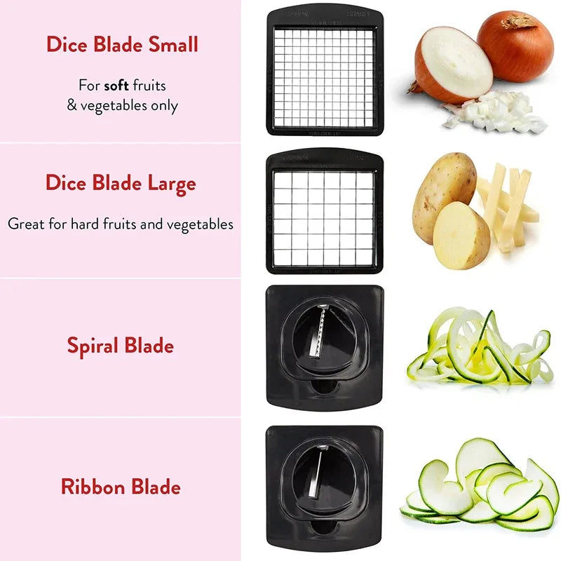 18 In1 Vegetable Chopper Multifunctional Food Chopper Household Salad Chopper Kitchen Accessories Kitchen Meat Grinder for Home