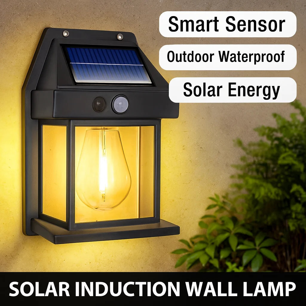 Powerful Solar Wall Light Outdoor – IP65 Waterproof LED Lamp with Motion Sensor for Garden, Fence & House