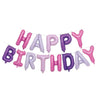 13pcs Happy Birthday Decoration Balloons Rose Gold Letter Foil Ballons Birthday Party Decorations