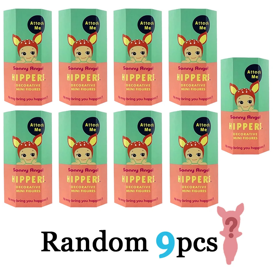En Stock Sunny Angel Blind Box Hippers Anime Series figuras modo muñeca llavero decoración del teléfono móvil estatuilla regalo